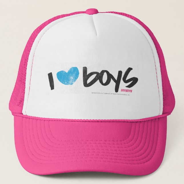 Casquette I Aqua de garçons de coeur (Devant)