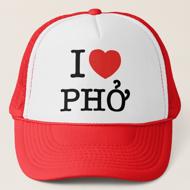 Casquette I coeur (amour) Pho (Devant)
