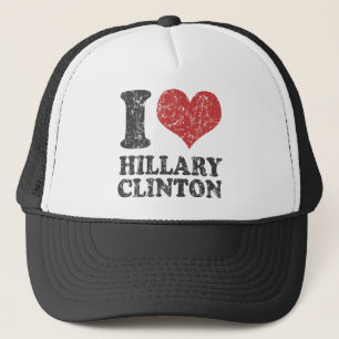 Casquette I coeur Hillary Clinton rétro