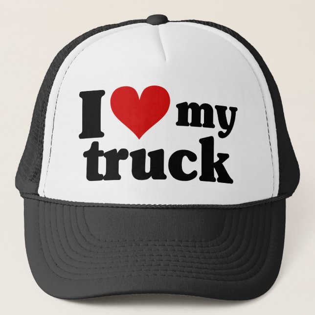 Casquette I coeur mon camion (Devant)