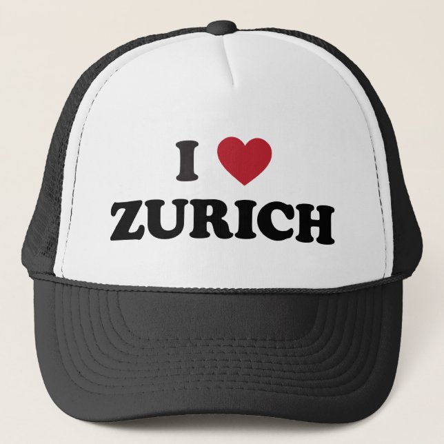 Casquette I coeur Zurich Suisse (Devant)