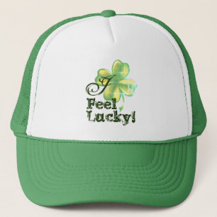 Casquette I Feel Lucky, St. Patrick's Day trucker hat, cap