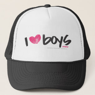 Casquette I garçons de coeur magenta