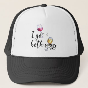 Casquette I go Both Ways Red White Wine Lover