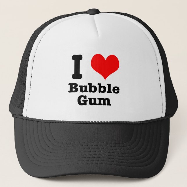 Casquette I HEART (LOVE) bulle gomme (Devant)