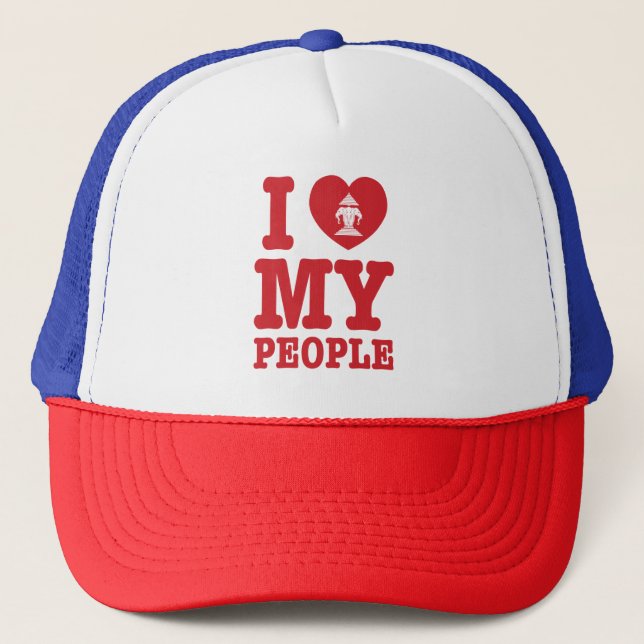Casquette I Heart (Love) Erawan My Lao People (Devant)