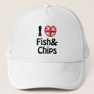 Casquette I Heart [Love] Poisson & Chips
