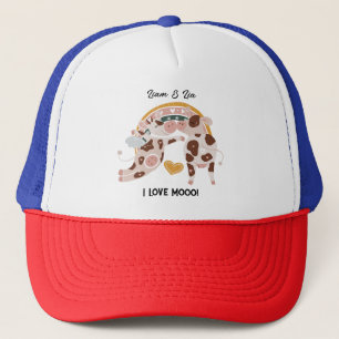 Casquette I Looo Mooo Cute Cow Customisé Cadeau Lui