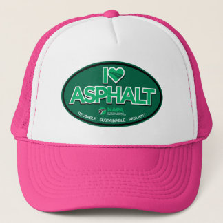 Casquette I Love Asphalt Trucker Chapeau - Rose