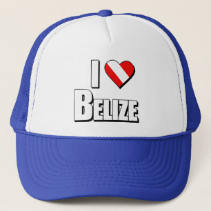 Casquette I Love Belize Diving