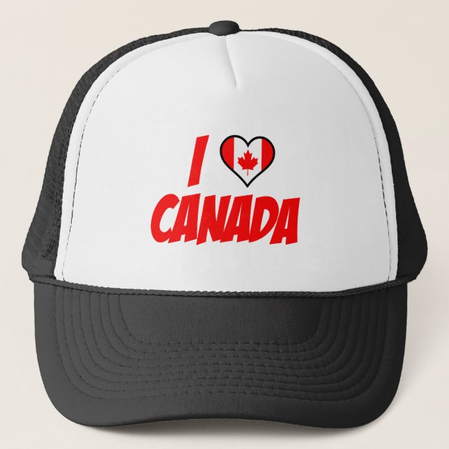 Casquette I Love Canada (Devant)