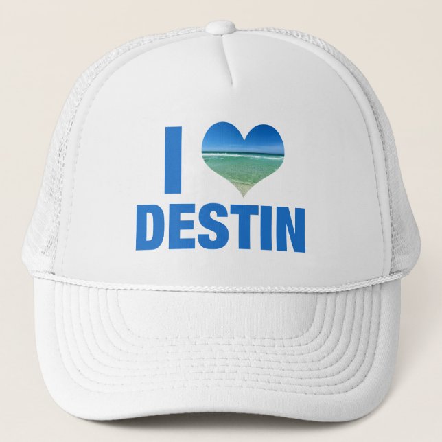 Casquette I Love Destin Florida Beach (Devant)