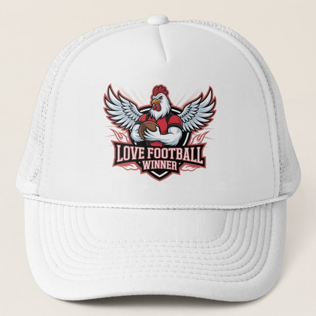 Casquette I love football  (Devant)