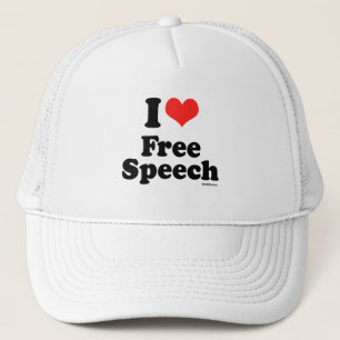 CASQUETTE I LOVE FREE SPEECH