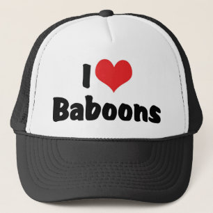 Casquette I Love Heart Baboons