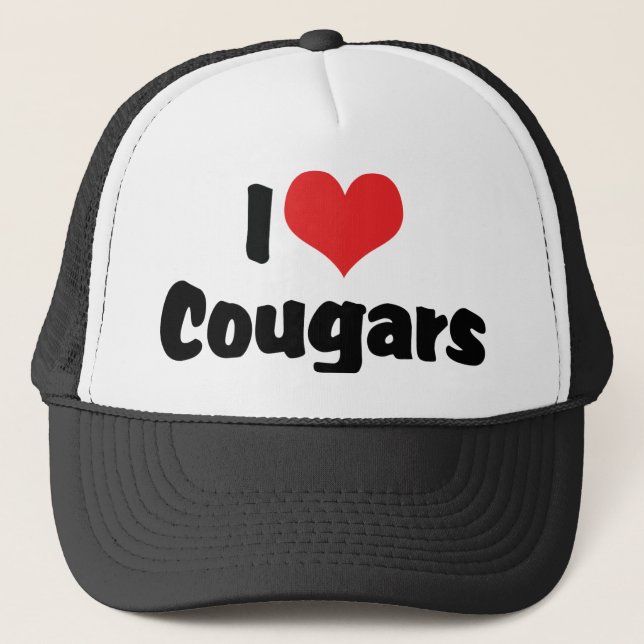 Casquette I Love Heart Cougars (Devant)