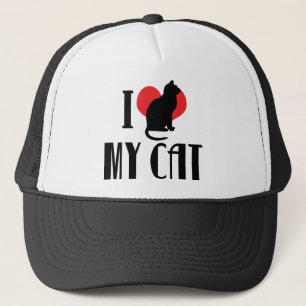Casquette I Love Heart My Cat - Cat Lover