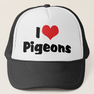 Casquette I Love Heart Pigeons - Oiseau Lover
