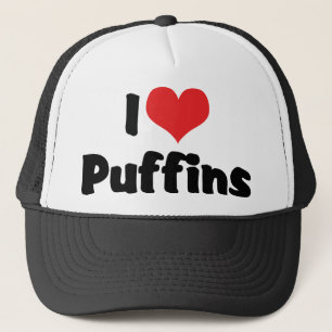 Casquette I Love Heart Puffins