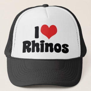 Casquette I Love Heart Rhinos - Rhinoceros Lover
