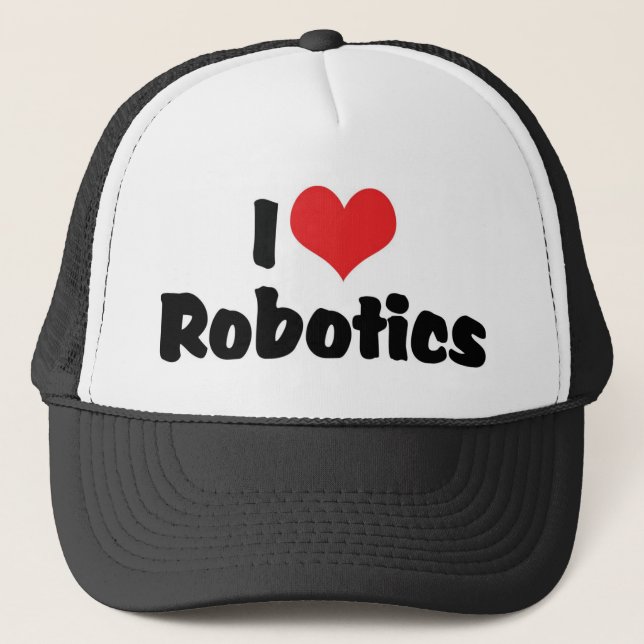 Casquette I Love Heart Robotics - Robot Lover (Devant)