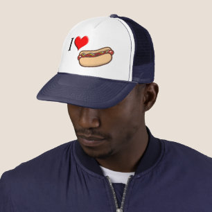 Casquette I Love Hot Dog