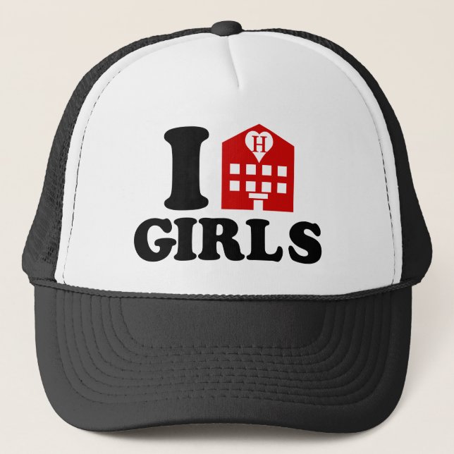 Casquette I Love Hotel Girls (Devant)