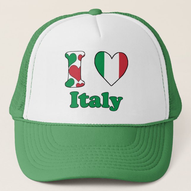 Casquette I love Italy (Devant)