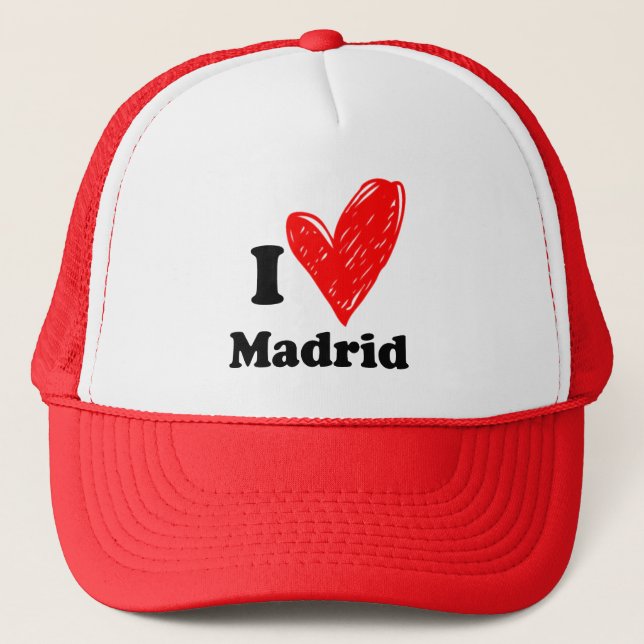 Casquette I love Madrid (Devant)