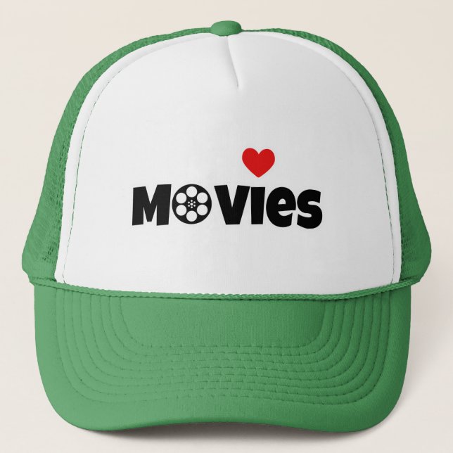 Casquette I love movies (Devant)