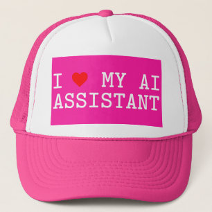 Casquette I Love My AI Assistant I Heart My AI Assistant