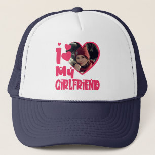 Casquette I Love My Girlfriend Photo personnalisée