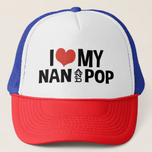 Casquette I Love My Nan and Pop