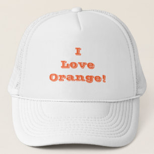 Casquette I Love Orange