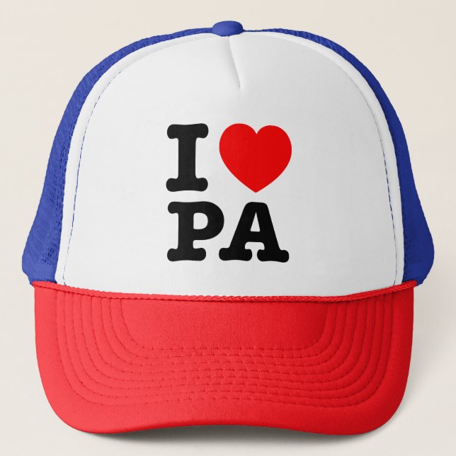Casquette I LOVE PA Pennsylvanie (Devant)