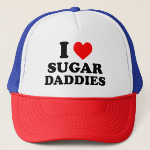 Casquette I Love Sugar Daddies I Heart Sugar Daddies