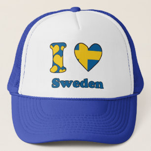 Casquette I love Sweden