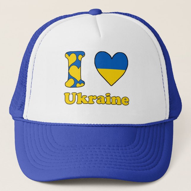 Casquette I love Ukraine (Devant)