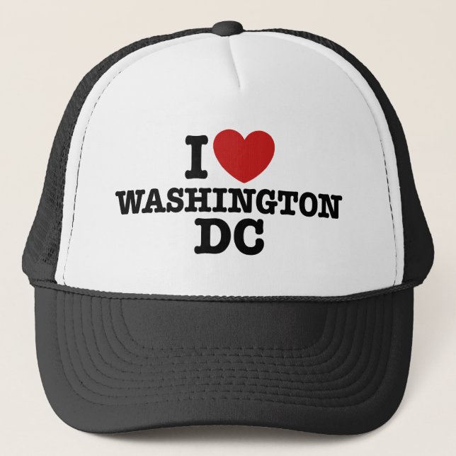 Casquette I Love Washington DC (Devant)