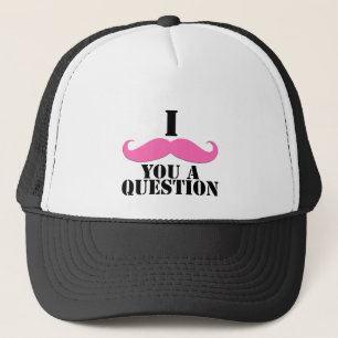 Casquette I moustache vous une moustache de rose de question