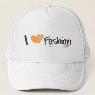 Casquette I orange de mode de coeur