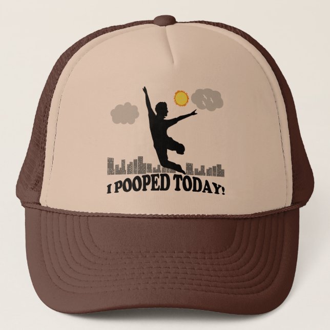 Casquette I Pooped aujourd'hui (Devant)
