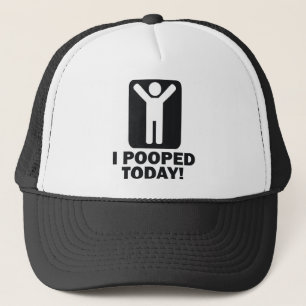 CASQUETTE I POOPED AUJOURD'HUI