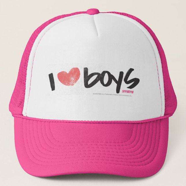 Casquette I rose de garçons de coeur (Devant)