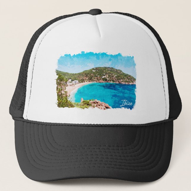 Casquette Ibiza Espagne Plage Paysage Voyage (Devant)
