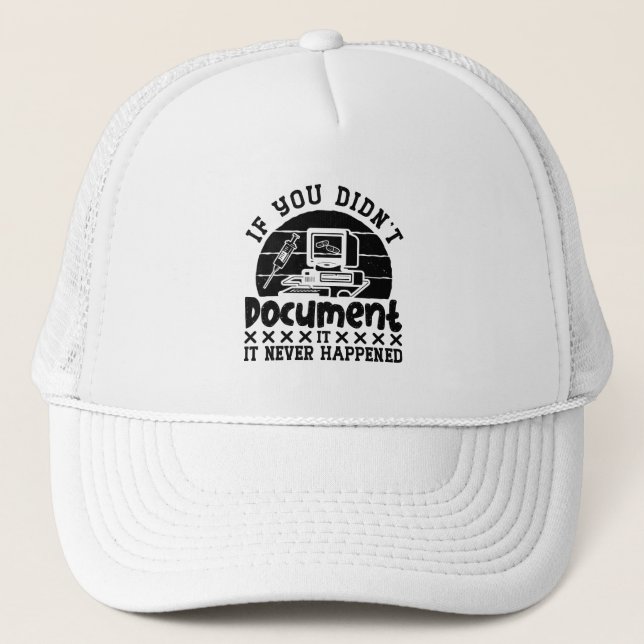Casquette ICD Coding Medical Coder If You Didn't Document (Devant)