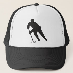 Casquette Ice Hockey Player Silhouette