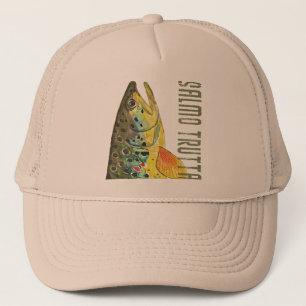 Casquette Ichthyologie Brown de truites, pêche, pêche à l