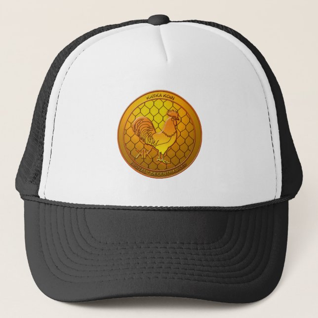 Casquette ICO de crypto-monnaie KatkaKoin (Devant)