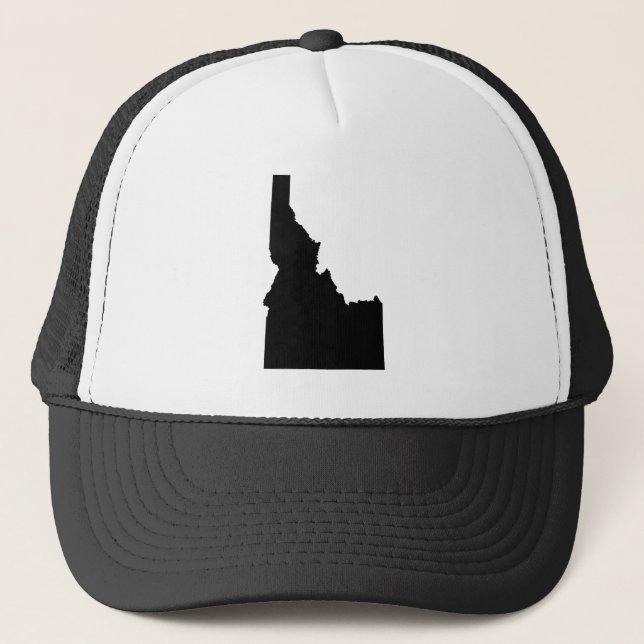 Casquette Idaho en noir (Devant)